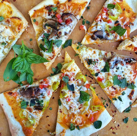 Summer Pizza made with Co-op Ingredients