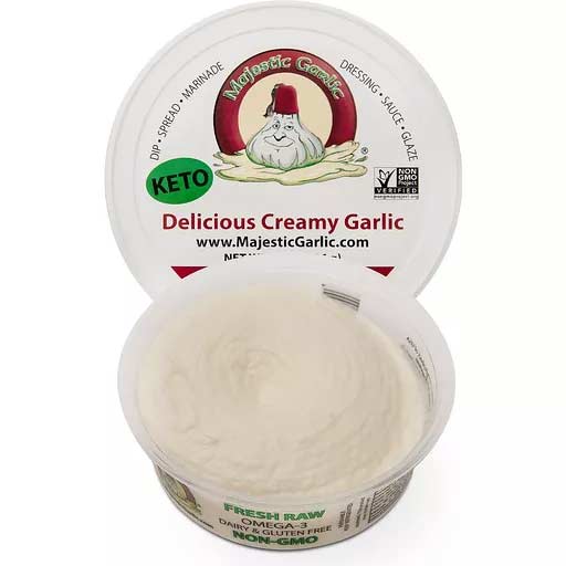 Non-dair delicious creamy garlic