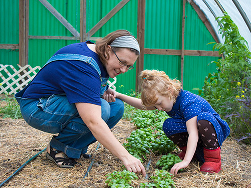 Iowa grown produce from Dirty Face Creek Farm