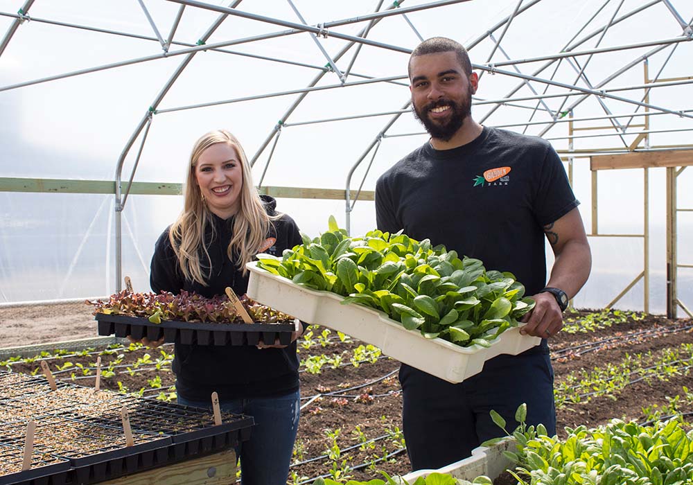 Iowa grown produce from Dirty Face Creek Farm