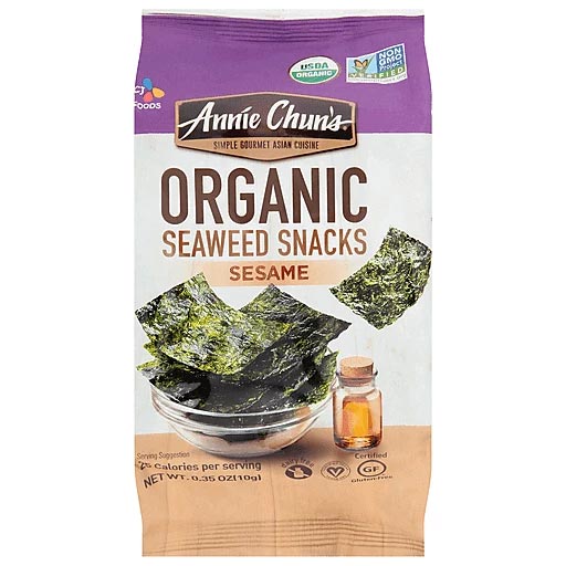 Porganic seaweed snacks