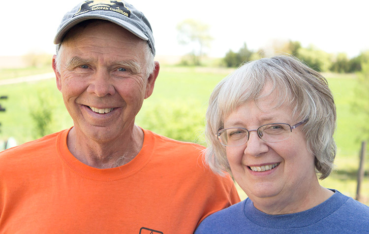 Earl and Rhonda, Early Morning Harvest